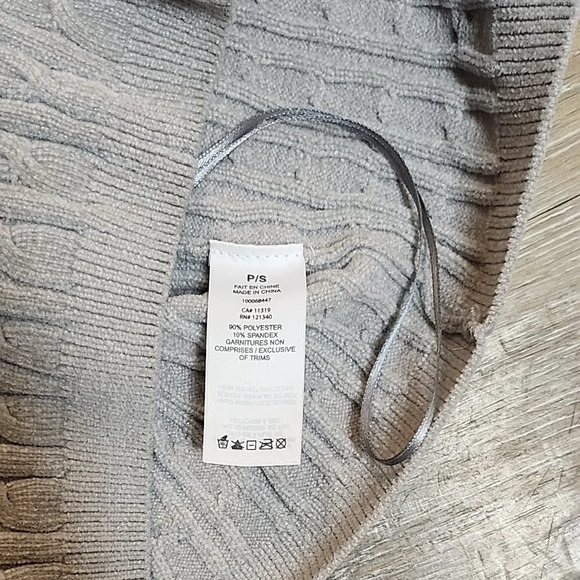 Dynamite Heather Gray Knit Sweater - Picture 4 of 4